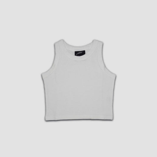 Cropped Waffle-Knit Vest