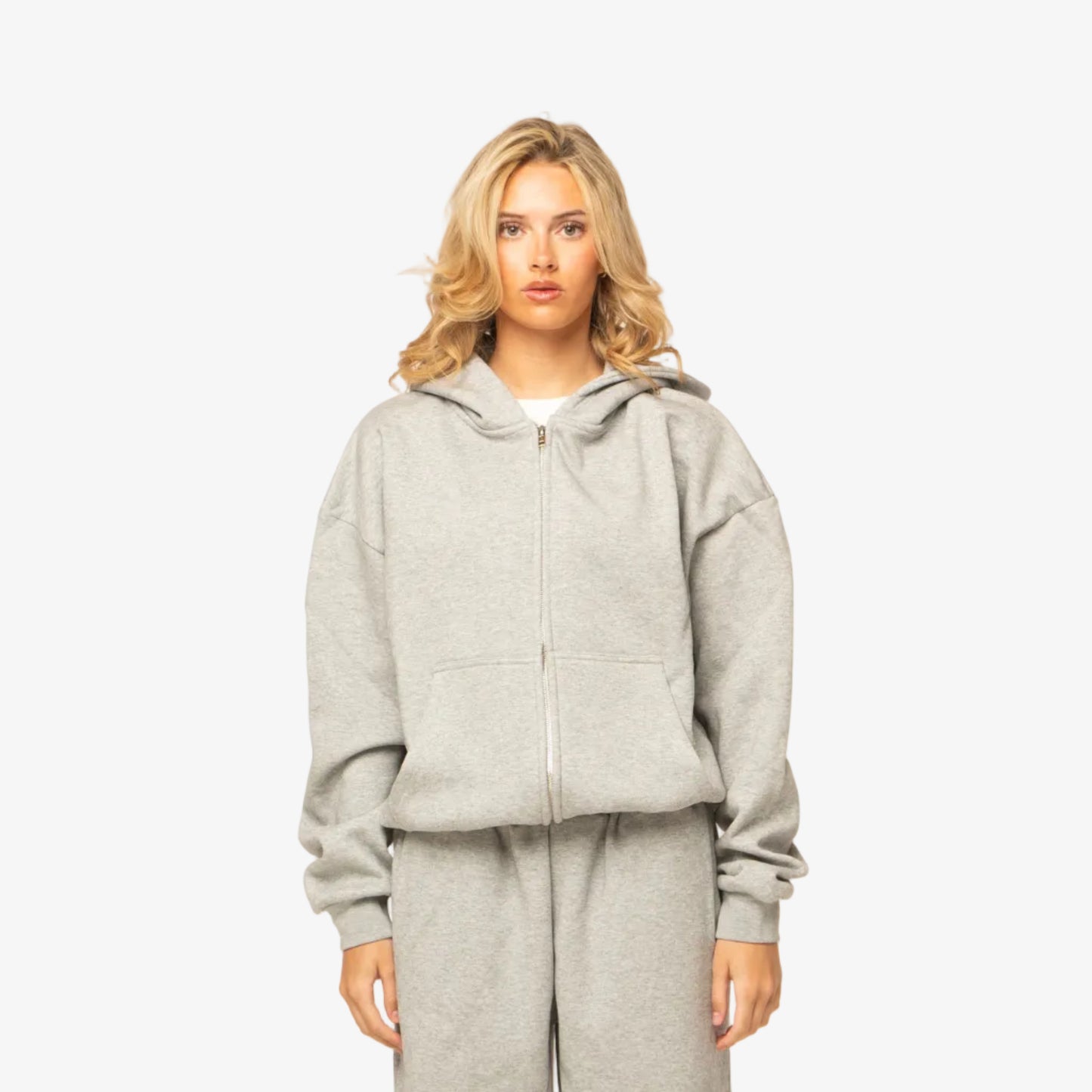 Oversized Zip-Up Hoodie