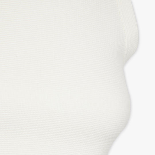 Cropped Waffle-Knit Vest