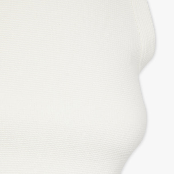 Cropped Waffle-Knit Vest